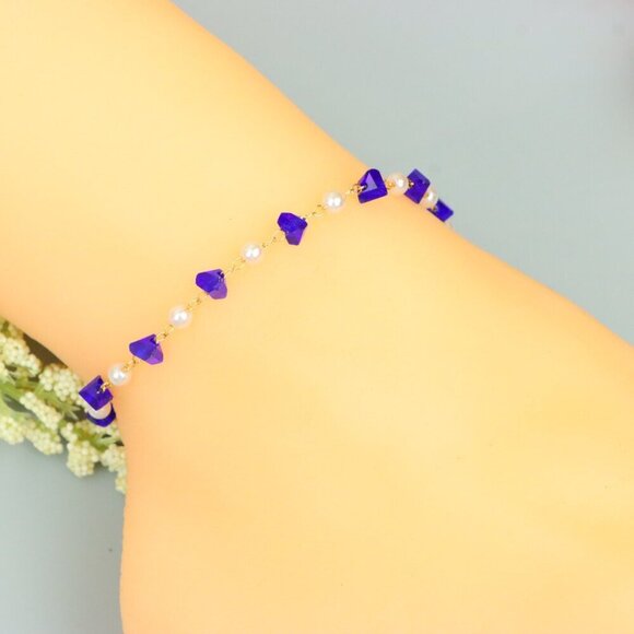 "Handmade Anklet – A Stylish Choice for Women, Thoughtful Gift Idea, EVCH1388 - Picture 9 of 12